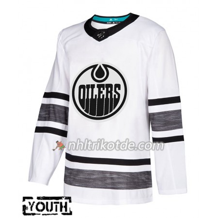 Edmonton Oilers Trikot Blank 2019 All-Star Adidas Weiß Authentic - Kinder